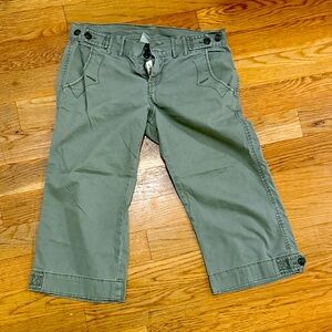 Stylish womens Lucky Brand Green Cargo Pants